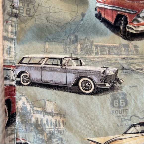 Clear Water Outfitters Classic car print shirt. - Picture 11 of 15